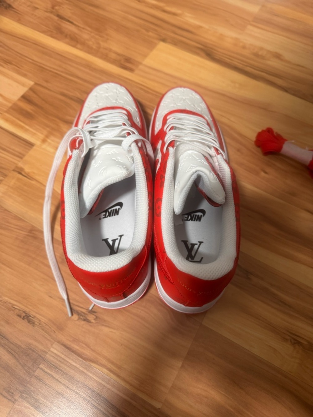 Louis Vuitton Nike Air Force 1 Low used size 10. - Picture 5 of 5